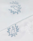 pht x PL Blue Silk Charmeuse Carriage Blanket
